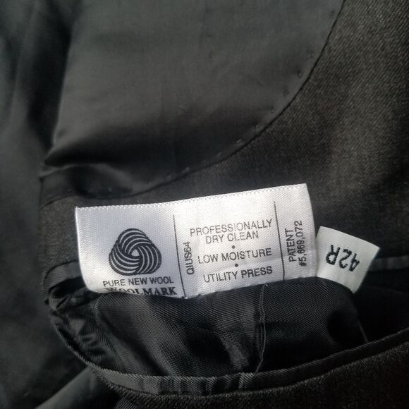 Hart Schaffner Marx Gold Trumpeter Blazer Men's 42R Grey Suit Jacket Nordstrom - Picture 8 of 14